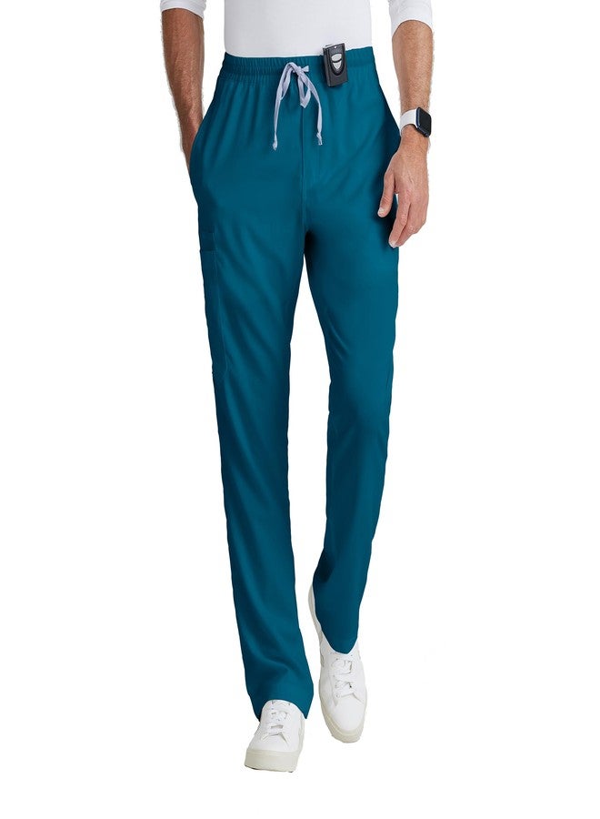 باركو بنطال طبي كلاسيكي من باركو، مستوحى من مسلسل غريز أناتومي، طراز إيفان، للرجال - باهاما، بنطال طبي بخمسة جيوب وسحاب أمامي، يتميز بنسيج مطاطي طبيعي مقاوم للبقع، ولمسة نهائية فائقة النعومة - مقاس كبير، قصة عادية - Image 1